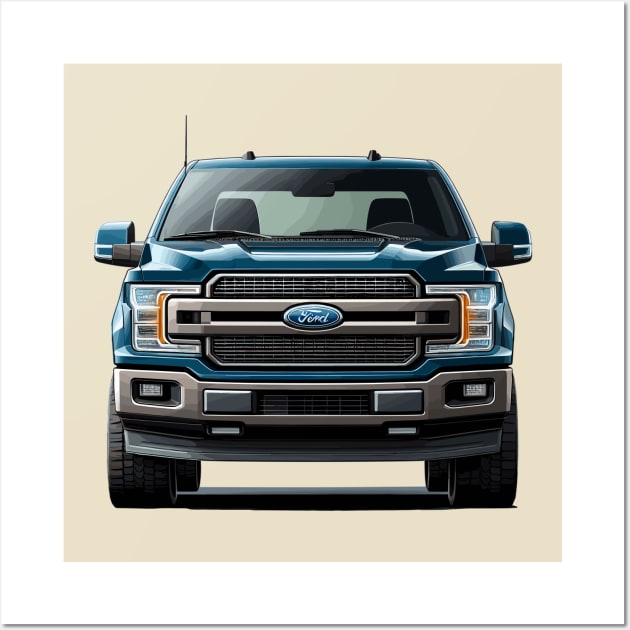 Ford F150 Wall Art by Vehicles-Art